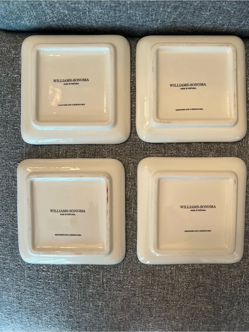 William Sonoma Vintage Wine Bottle Cork Screw Appetizer Plates